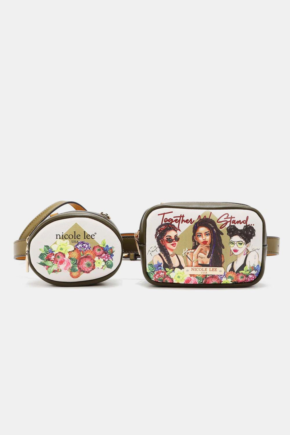 Nicole Lee USA Double Pouch Fanny Pack us.meeeshop - 