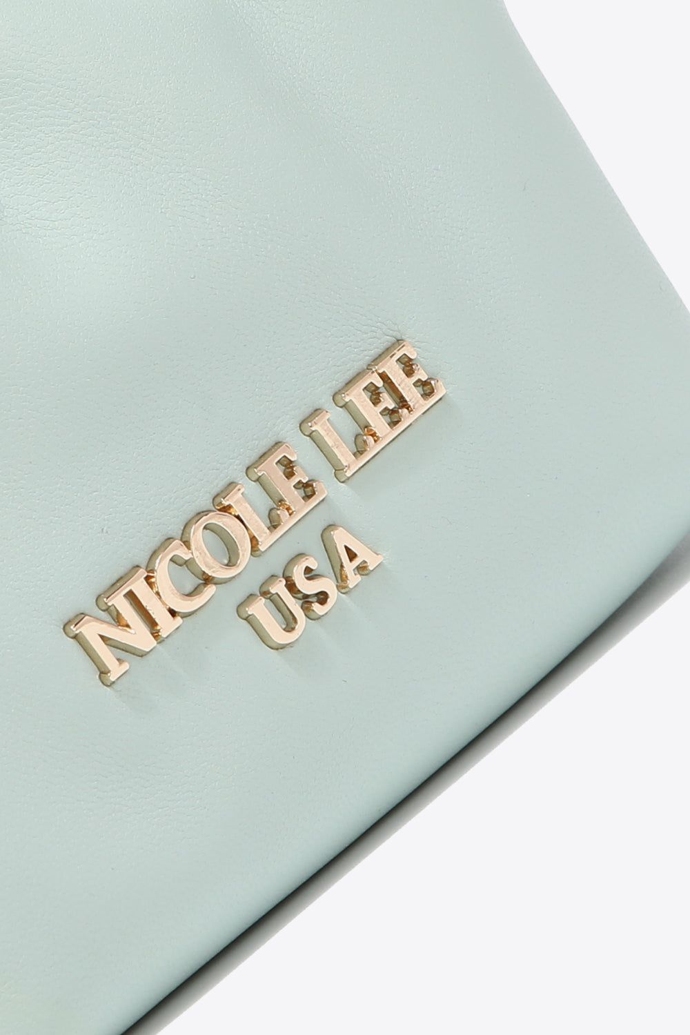 Nicole Lee USA Faux Leather Pouch us.meeeshop - 