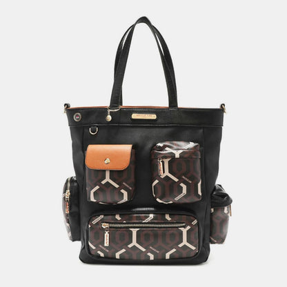 Nicole Lee USA Geometric Pattern Tote Bag us.meeeshop - Handbags