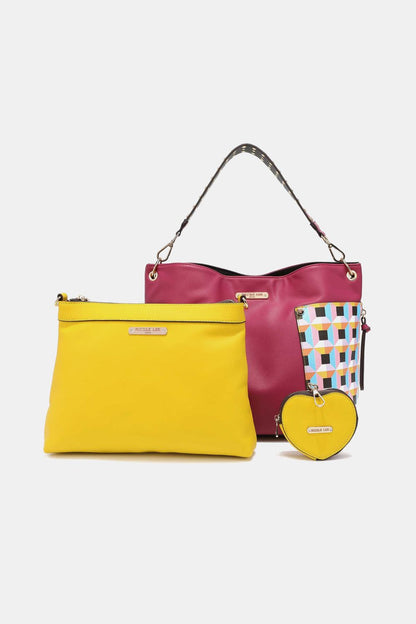 Nicole Lee USA Quihn 3-Piece Handbag Set us.meeeshop - 