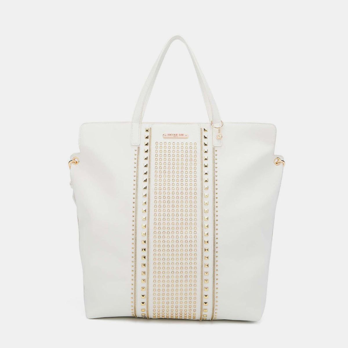 Nicole Lee USA Studded Large Tote Bag us.meeeshop - 