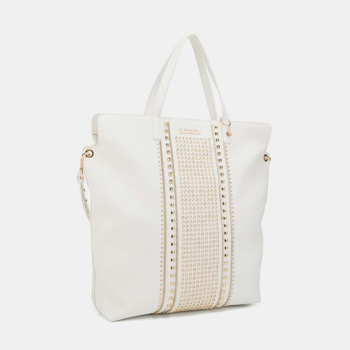 Nicole Lee USA Studded Large Tote Bag us.meeeshop - 