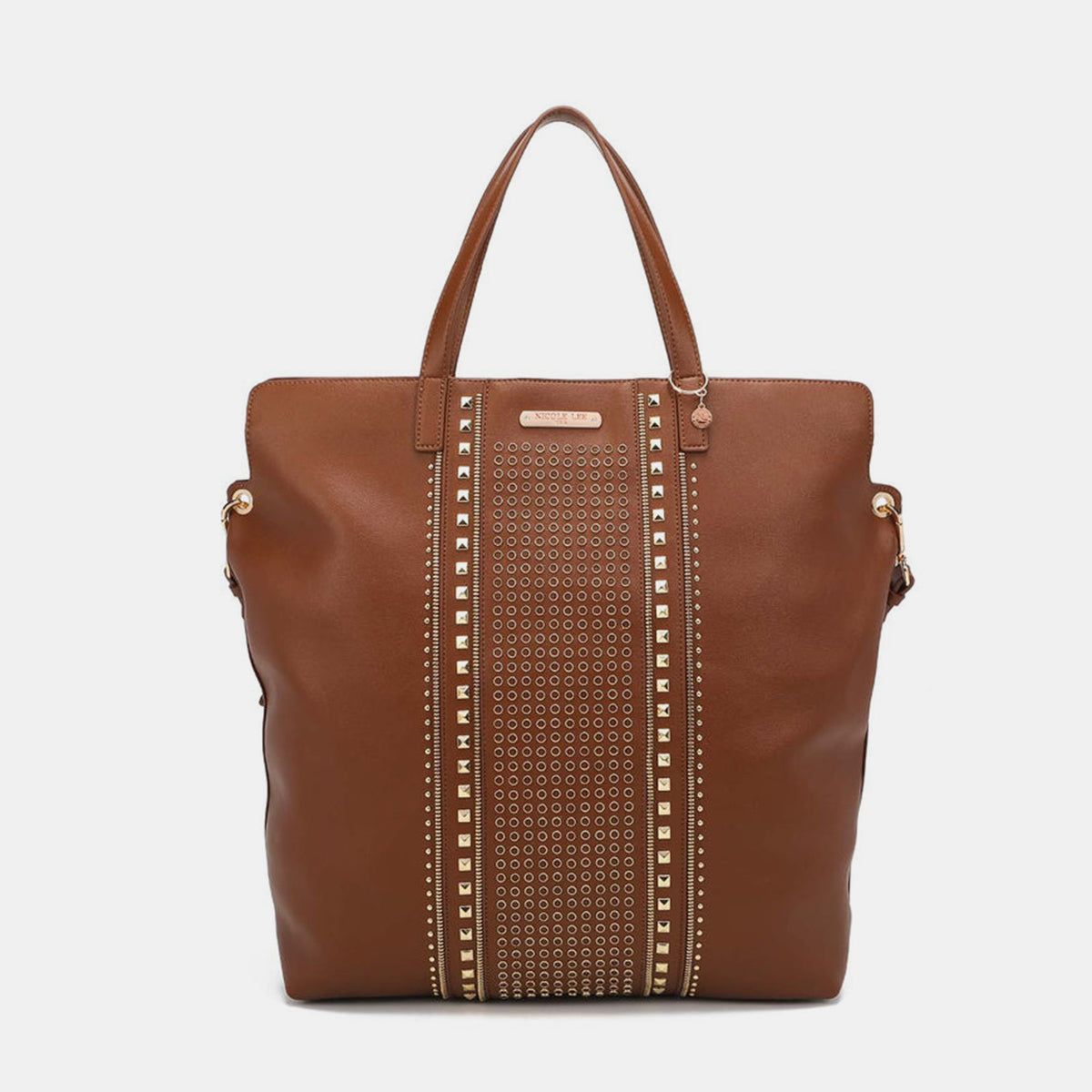 Nicole Lee USA Studded Large Tote Bag us.meeeshop - 