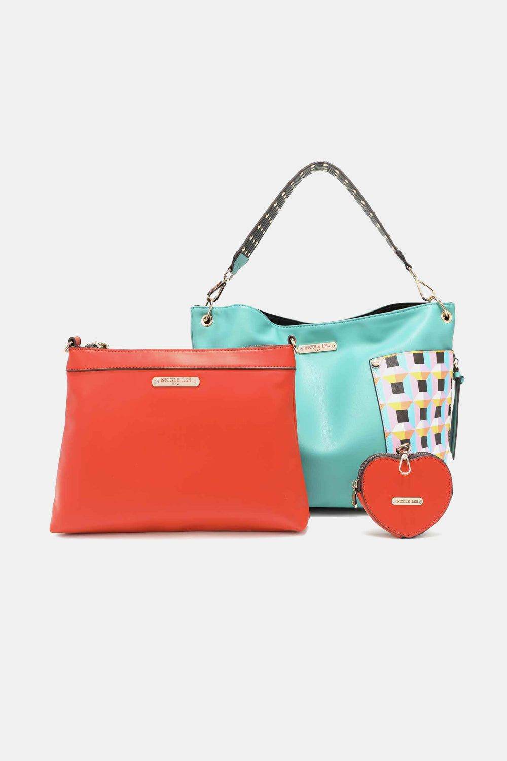 Nicole Lee USA Quihn 3-Piece Handbag Set - us.meeeshop