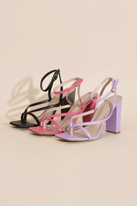 Nile-5 Thong Strappy Heels us.meeeshop - Shoes