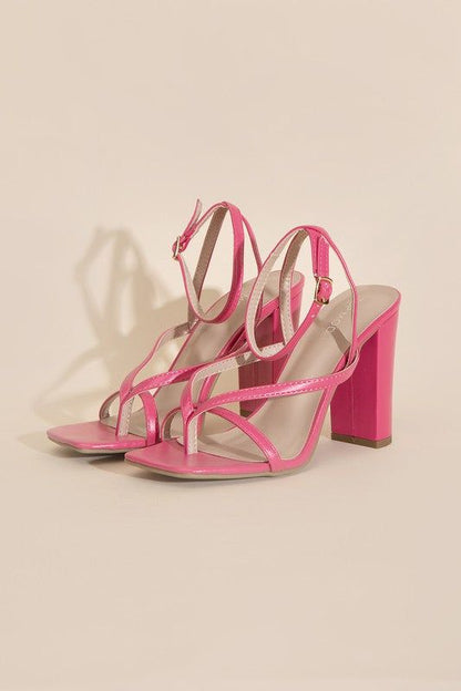 Nile-5 Thong Strappy Heels - us.meeeshop