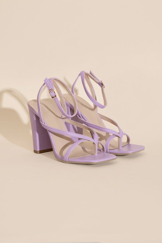 Nile-5 Thong Strappy Heels - us.meeeshop