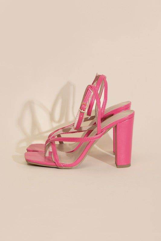 Nile-5 Thong Strappy Heels - us.meeeshop