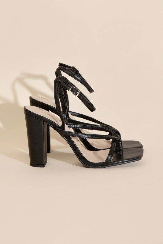 Nile-5 Thong Strappy Heels - us.meeeshop