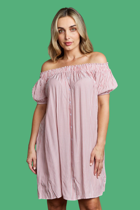 Ninexis | Show Compassion Off The Shoulder Mini Dress us.meeeshop - Dresses