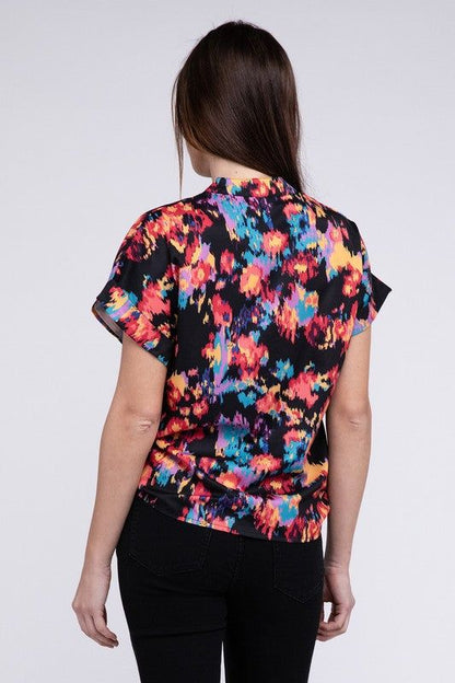 Notch Neck Top - us.meeeshop