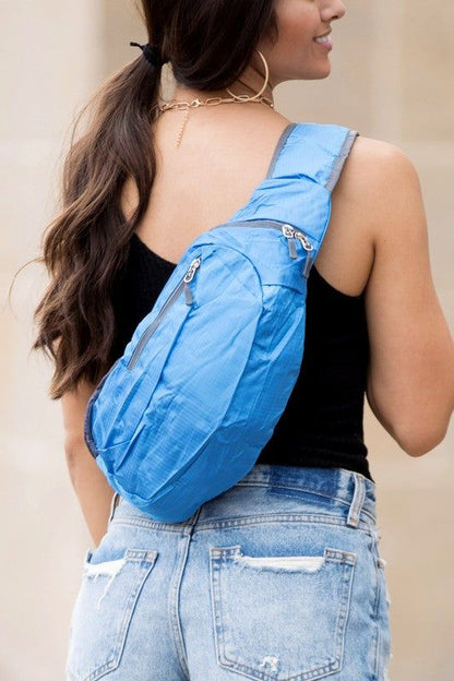 Nylon Packable Sling Bag us.meeeshop - 