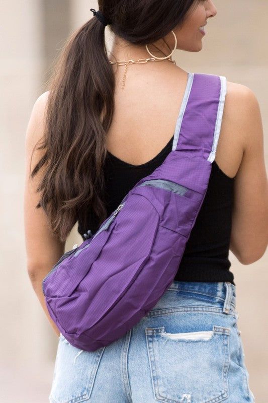 Nylon Packable Sling Bag - us.meeeshop