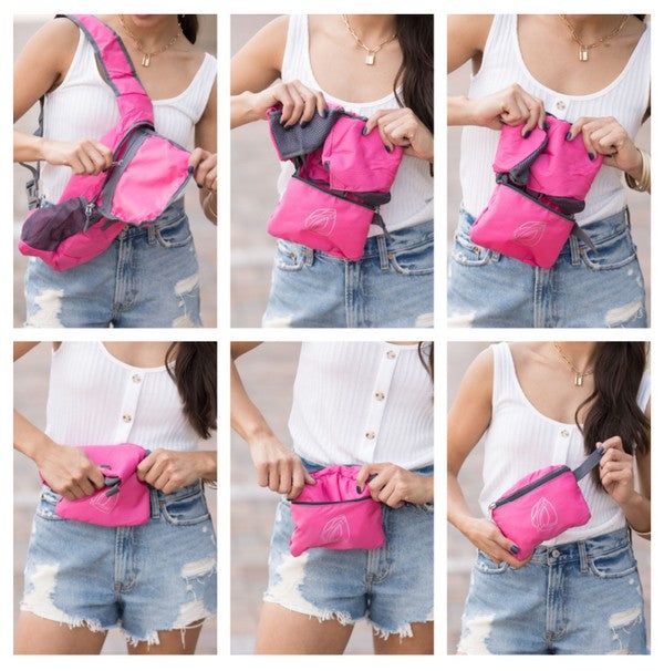 Nylon Packable Sling Bag - us.meeeshop