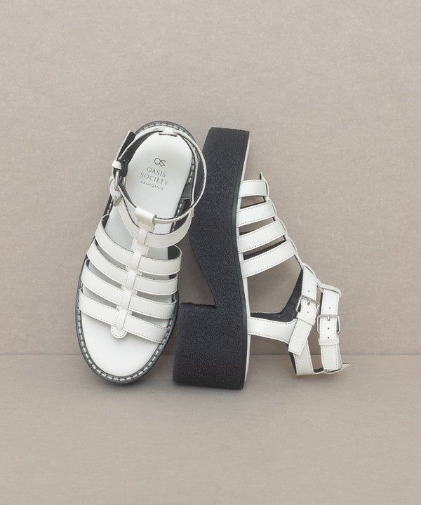 OASIS SOCIETY Lindsey - Platform Gladiator Sandal us.meeeshop - 