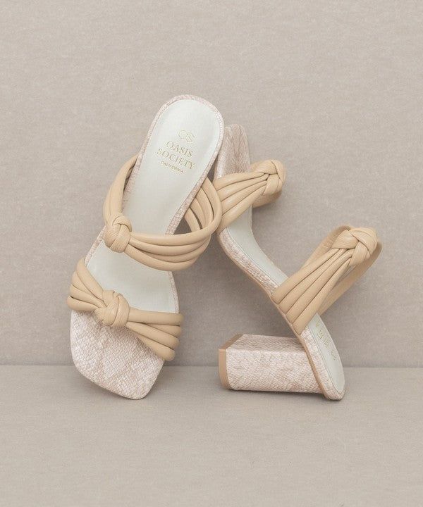 OASIS SOCIETY Raquel - Strappy Knot Heel us.meeeshop - 