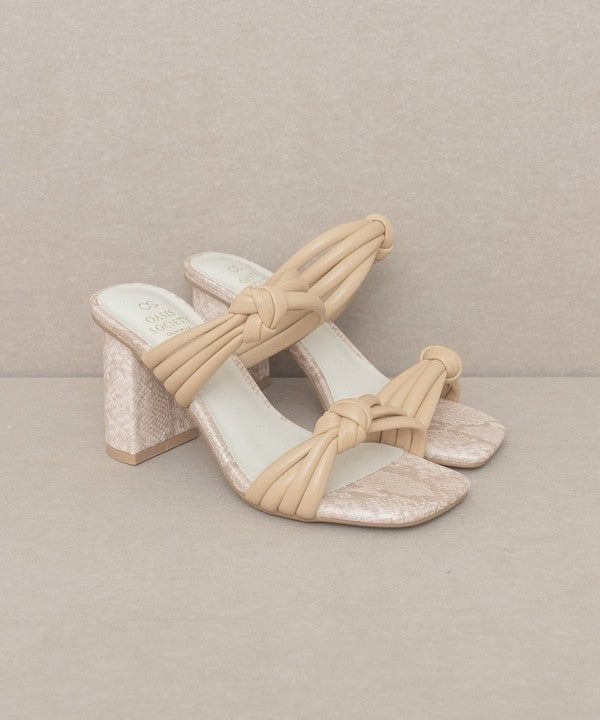 OASIS SOCIETY Raquel - Strappy Knot Heel us.meeeshop - Shoes