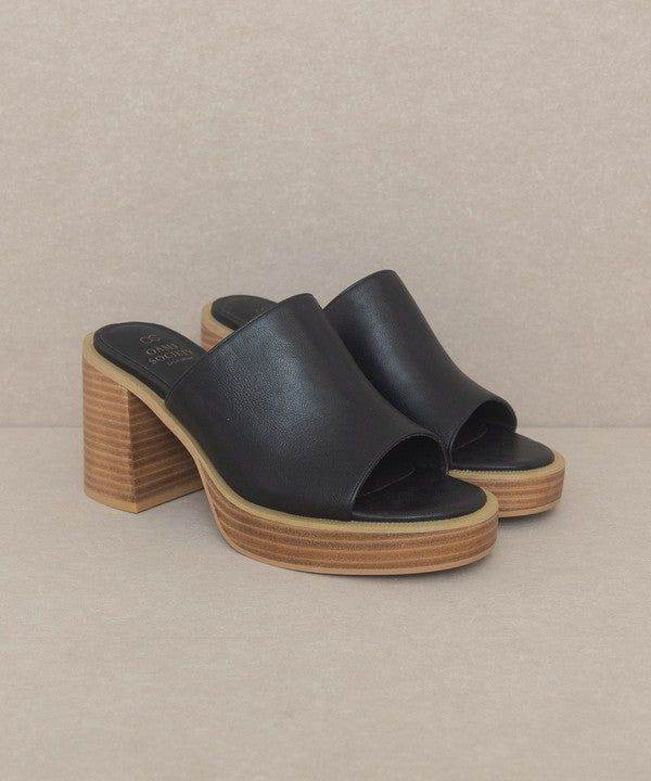 OASIS SOCIETY Camille - Platform Slide Heel - us.meeeshop