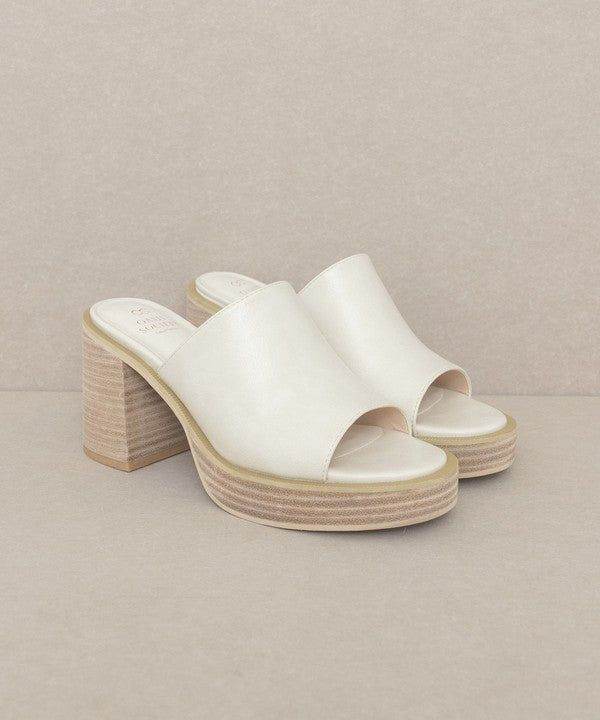 OASIS SOCIETY Camille - Platform Slide Heel - us.meeeshop