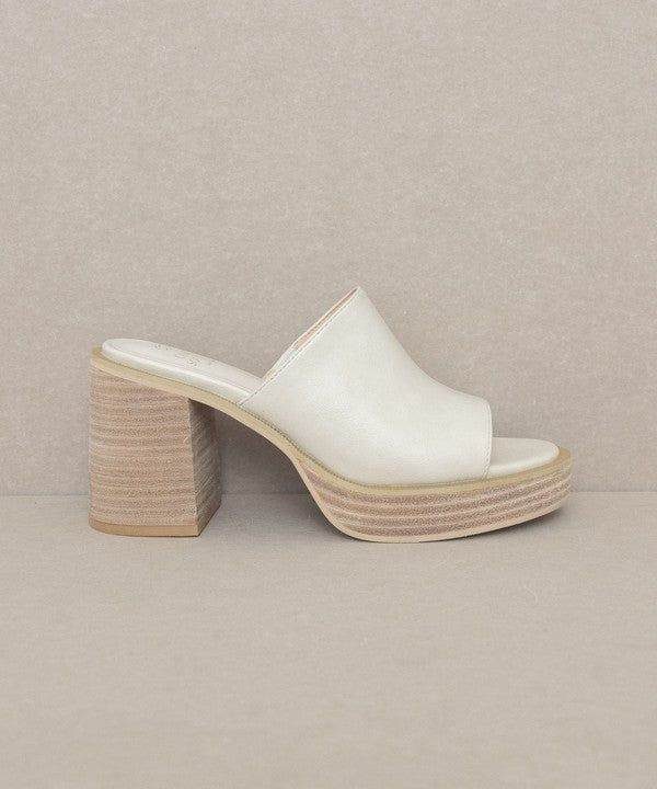 OASIS SOCIETY Camille - Platform Slide Heel - us.meeeshop