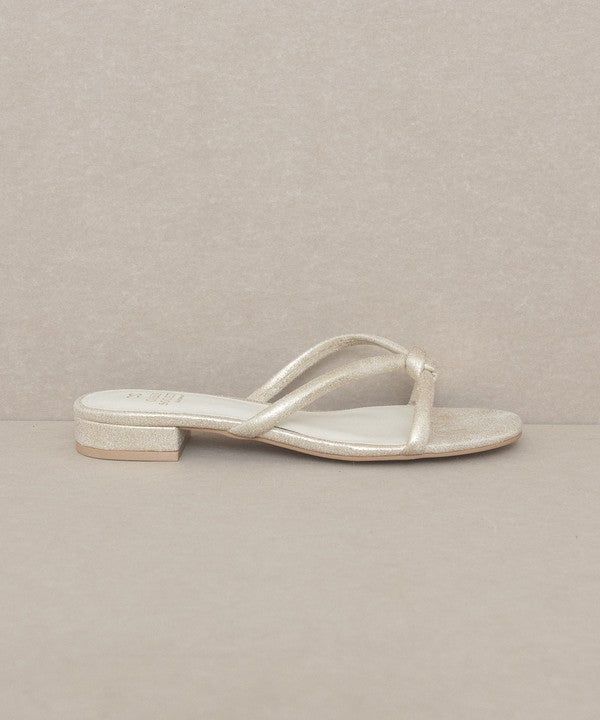 OASIS SOCIETY Ada - Delicate Knotted Flat Sandal | us.meeeshop
