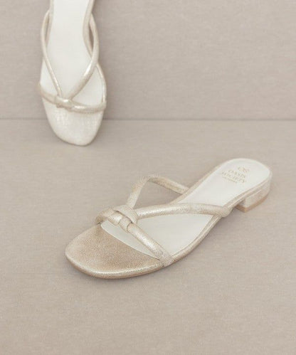 OASIS SOCIETY Ada - Delicate Knotted Flat Sandal | us.meeeshop