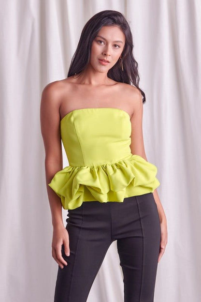 Off Shoulder Ruffle Top us.meeeshop - 