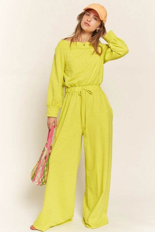 One Shoulder Terry Jumpsuit - us.meeeshop