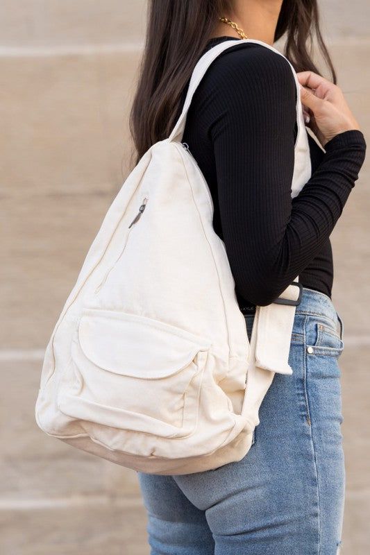 Oversized Canvas Sling - us.meeeshop