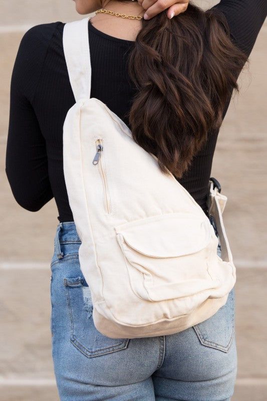 Oversized Canvas Sling - us.meeeshop