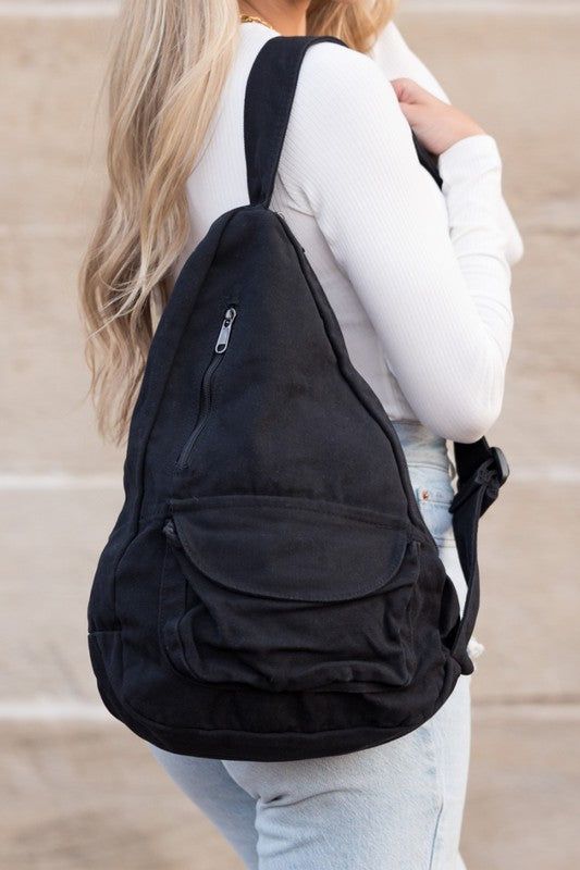 Oversized Canvas Sling - us.meeeshop