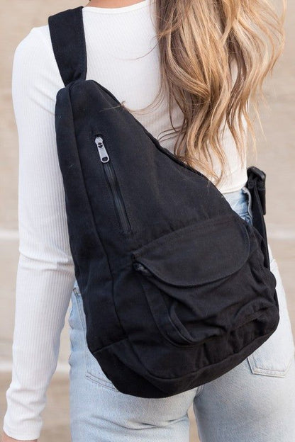 Oversized Canvas Sling - us.meeeshop