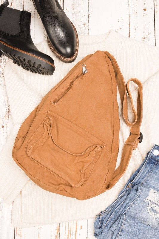 Oversized Canvas Sling - us.meeeshop