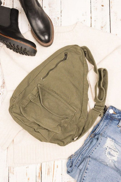 Oversized Canvas Sling - us.meeeshop