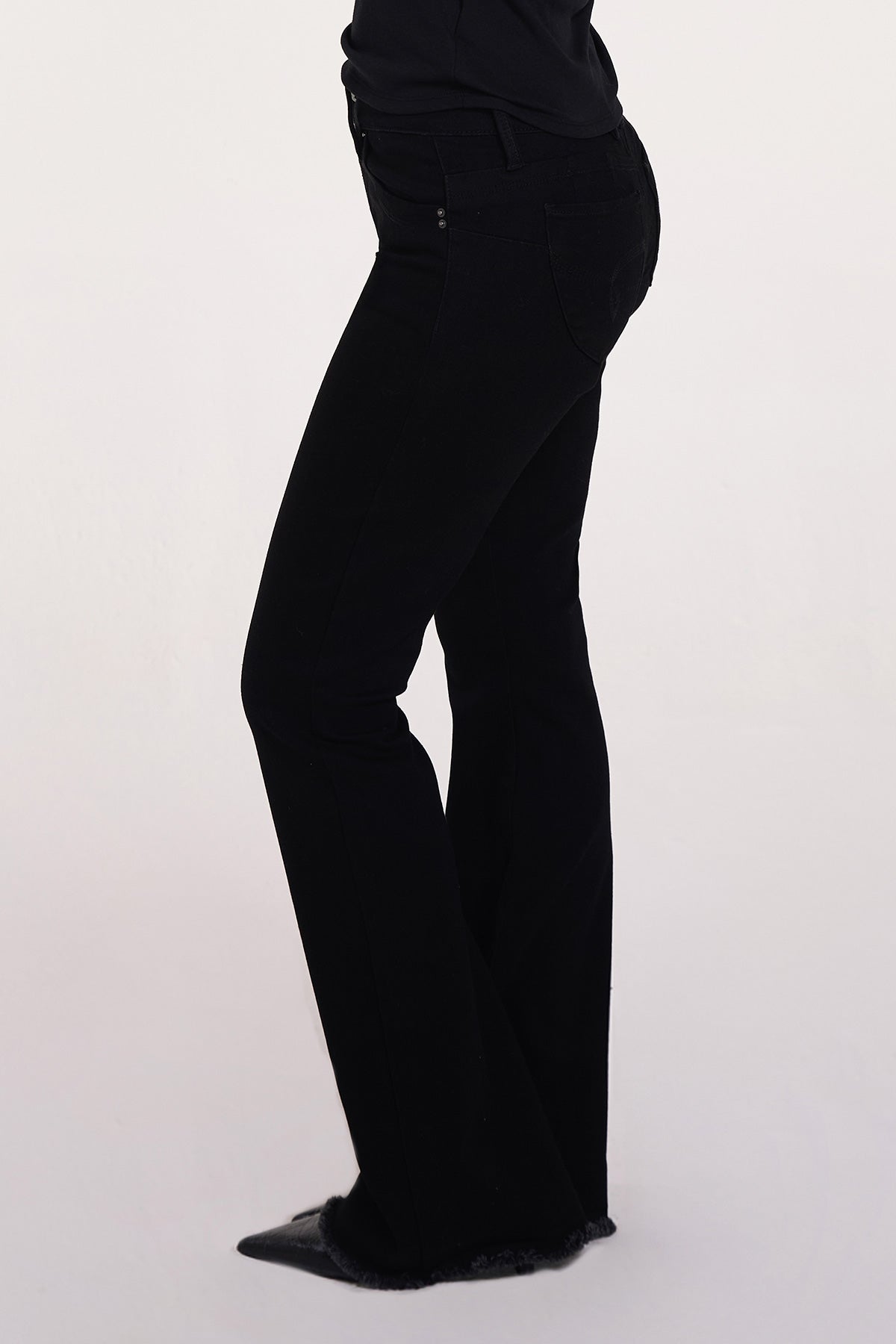 Women's Luxe High Rise Wannabettabutt Flare Jeans