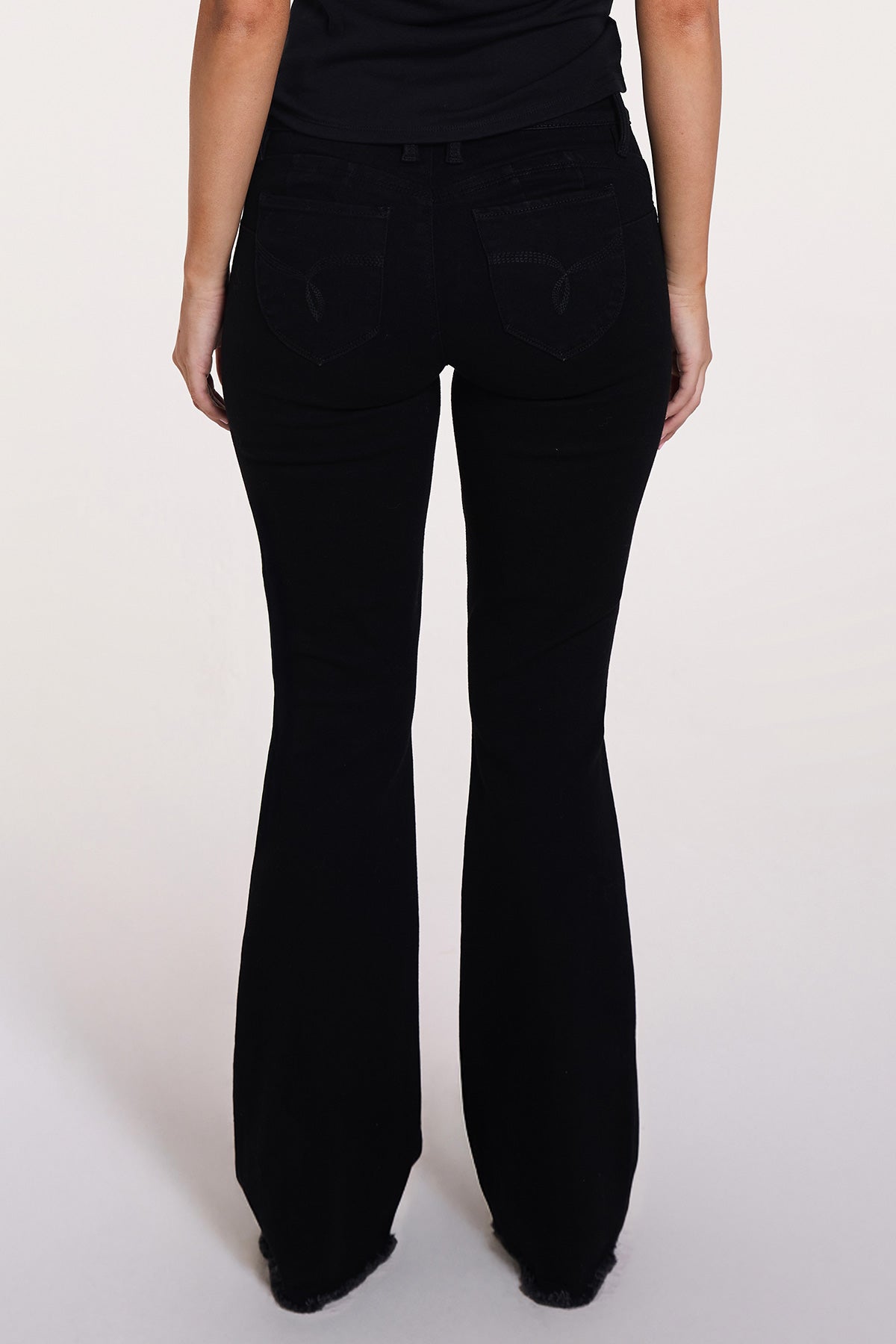 Women's Luxe High Rise Wannabettabutt Flare Jeans