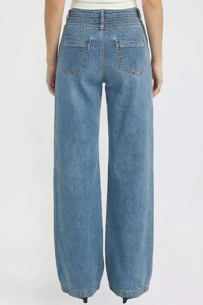 Women's Bella Triple Waistband Wide Leg Jeans