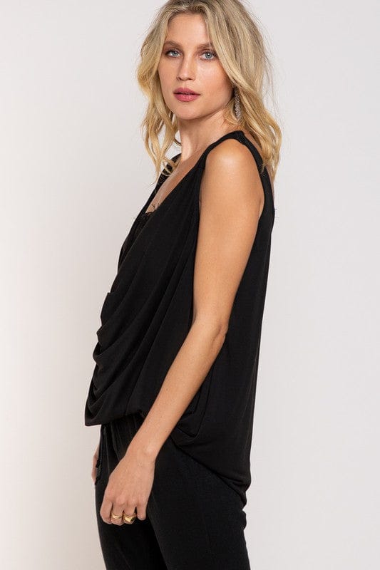 POL Twisted Sleeveless Strap Knit Top | us.meeeshop