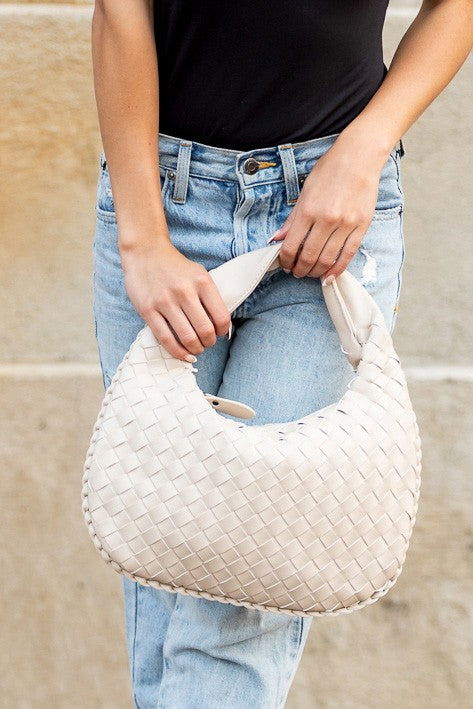 Paige Woven Handbag us.meeeshop - 