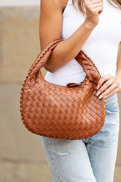 Paige Woven Handbag us.meeeshop - 