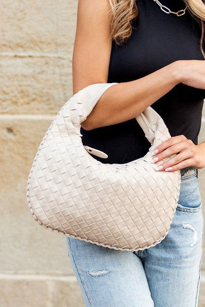 Paige Woven Handbag us.meeeshop - Handbags