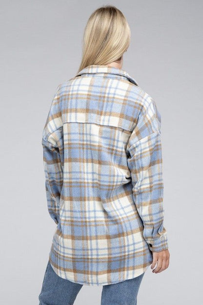 Plaid Shacket - us.meeeshop