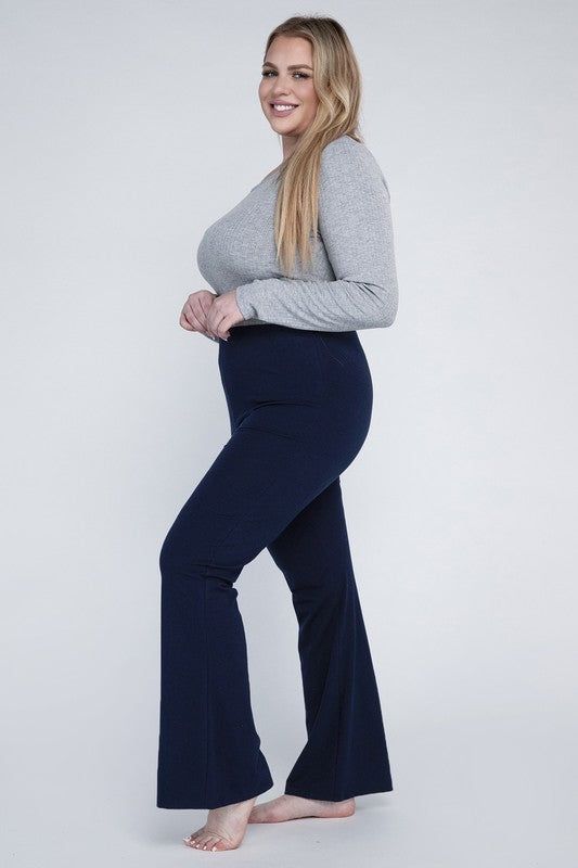 Plus Everyday Flare Bottoms us.meeeshop - 