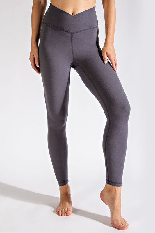 Plus V Waist Full Length Leggings us.meeeshop - 