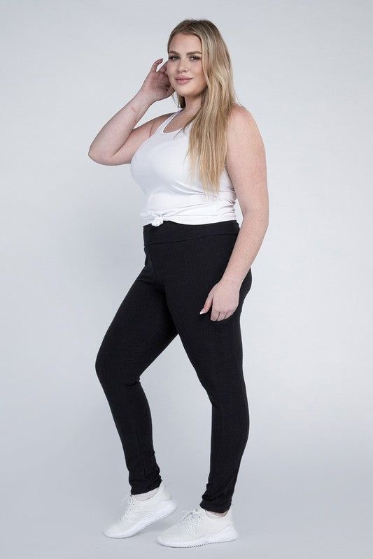 Plus Everyday Leggings with Pockets - us.meeeshop