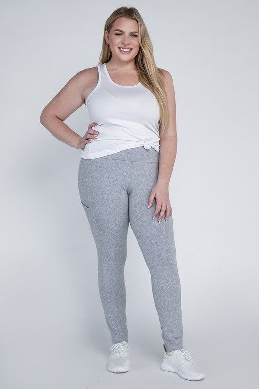 Plus Everyday Leggings with Pockets - us.meeeshop