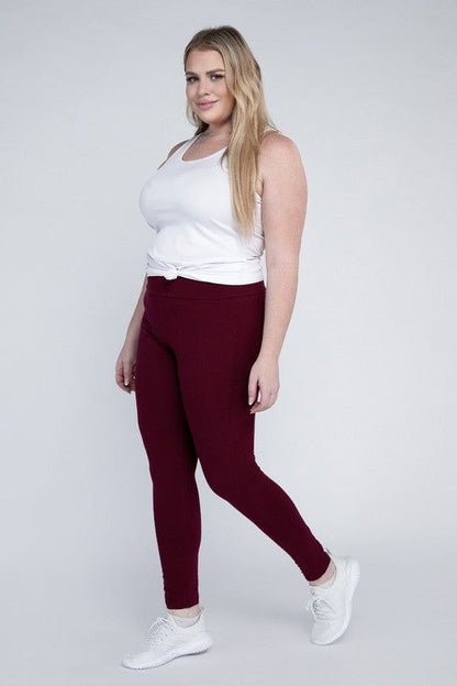 Plus Everyday Leggings with Pockets - us.meeeshop