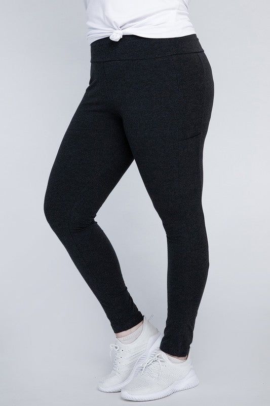 Plus Everyday Leggings with Pockets - us.meeeshop