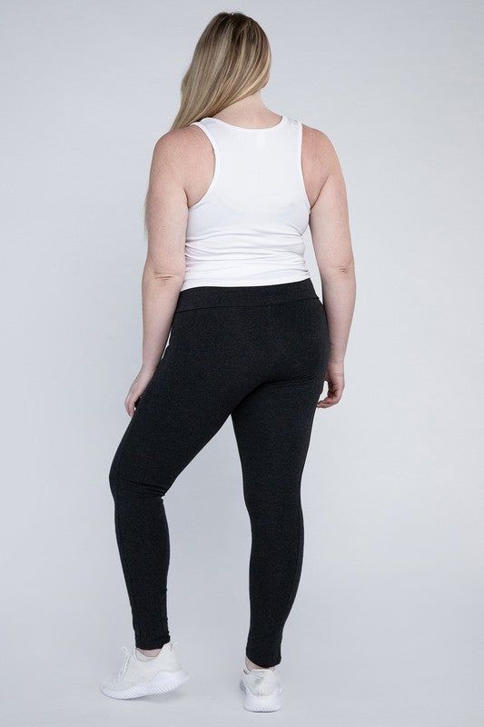 Plus Everyday Leggings with Pockets - us.meeeshop