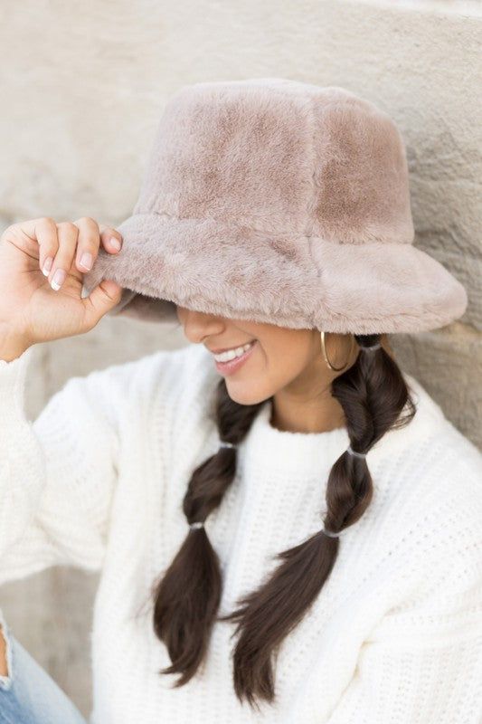 Plush Bucket Hat us.meeeshop - 